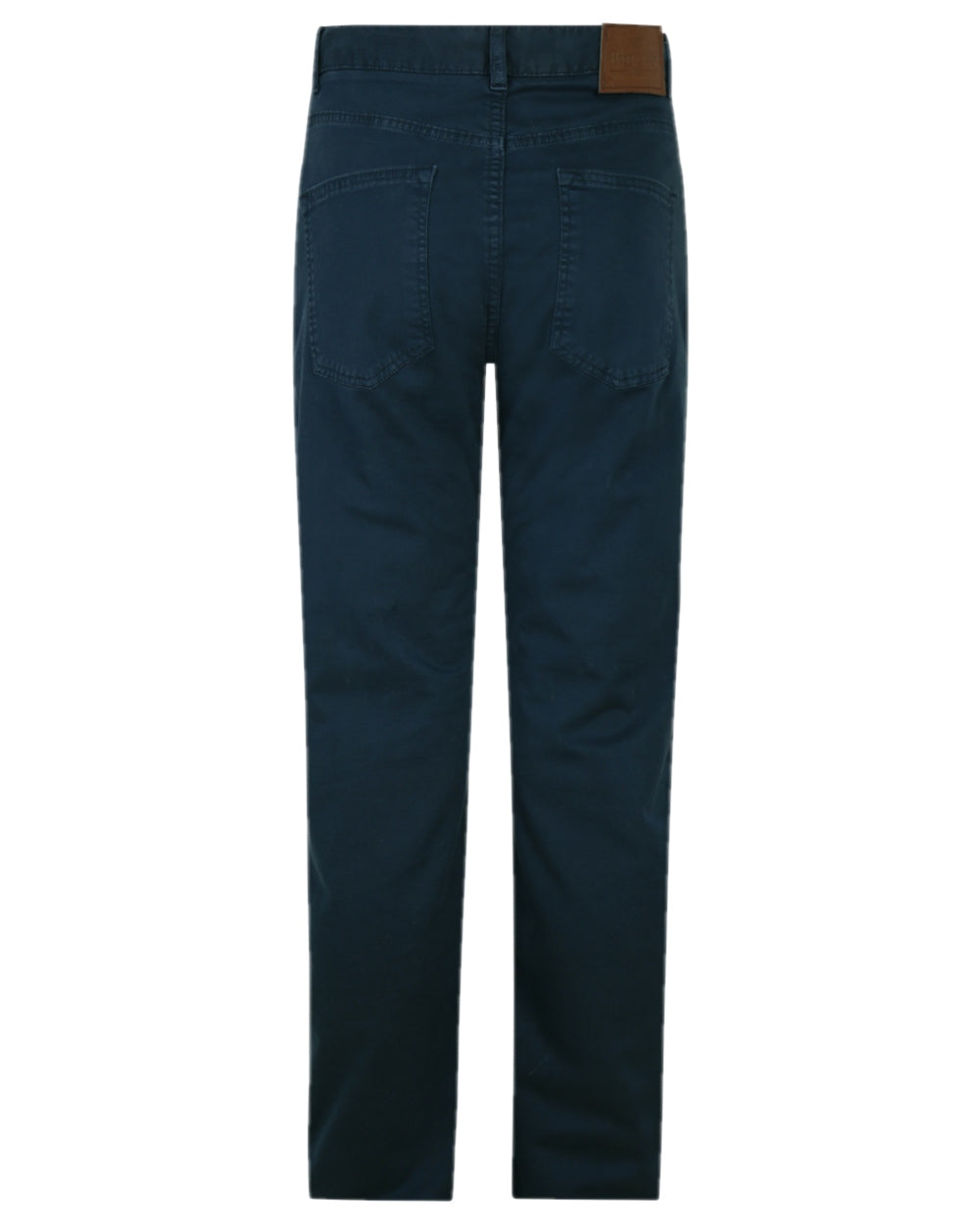 Navy Coloured Hoggs of Fife Dingwall Jeans on white background 
