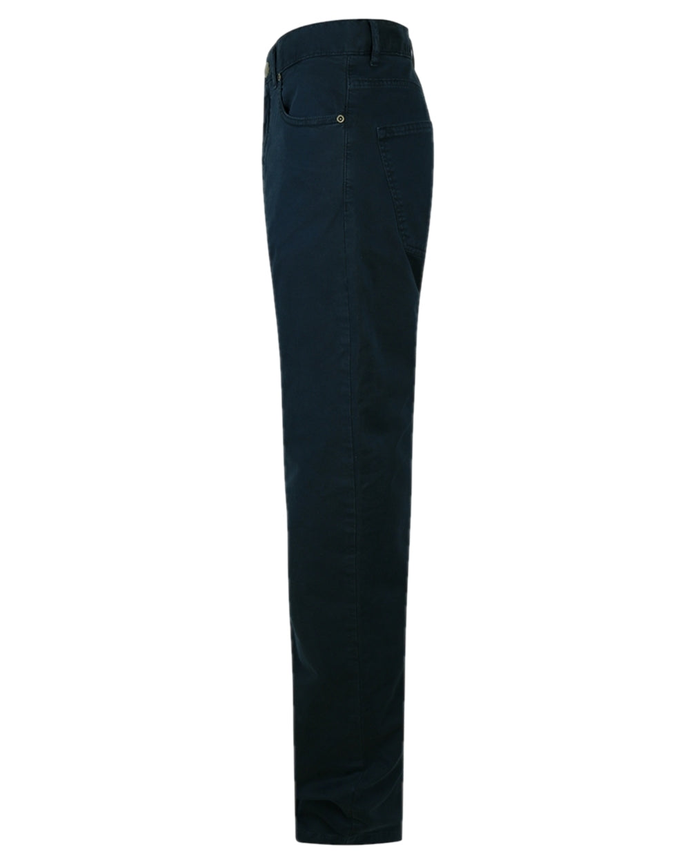 Navy Coloured Hoggs of Fife Dingwall Jeans on white background 