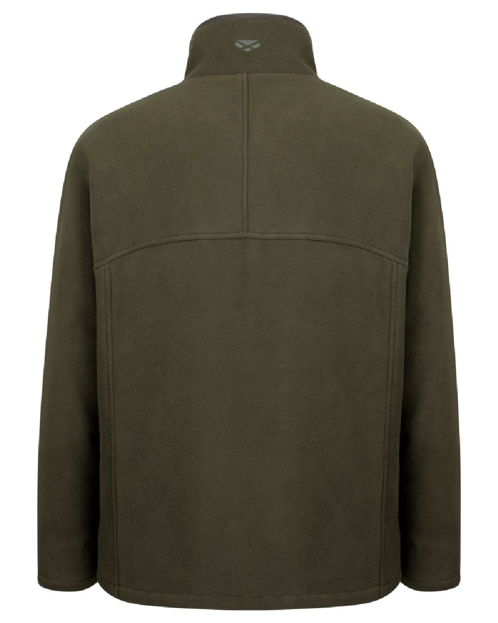 Green Coloured Hoggs of Fife Ghillie II Padded Waterproof Fleece Jacket on white background 
