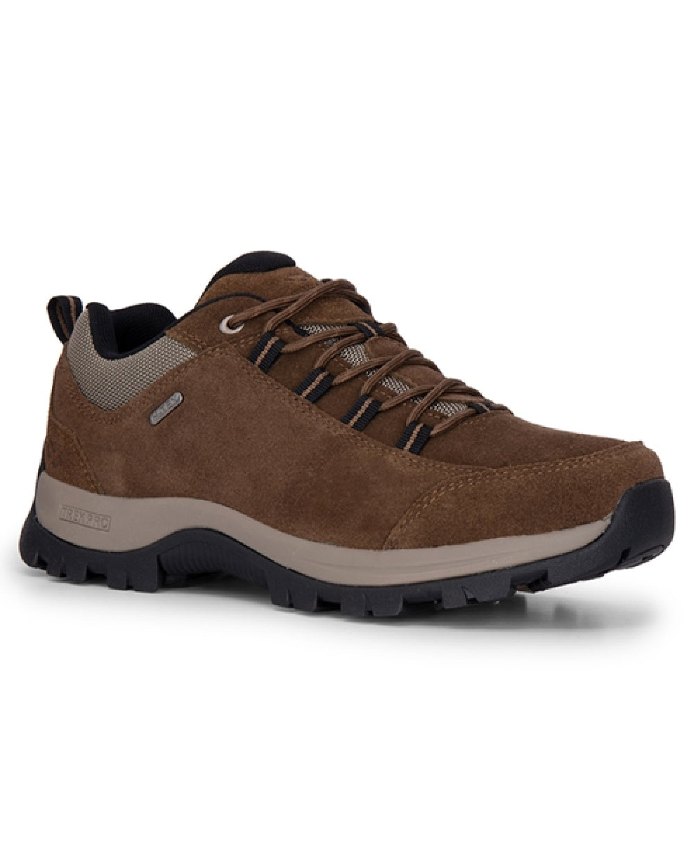 Brown coloured Hoggs of Fife Glen Lyon Waterproof Hiking Shoes on white background 
