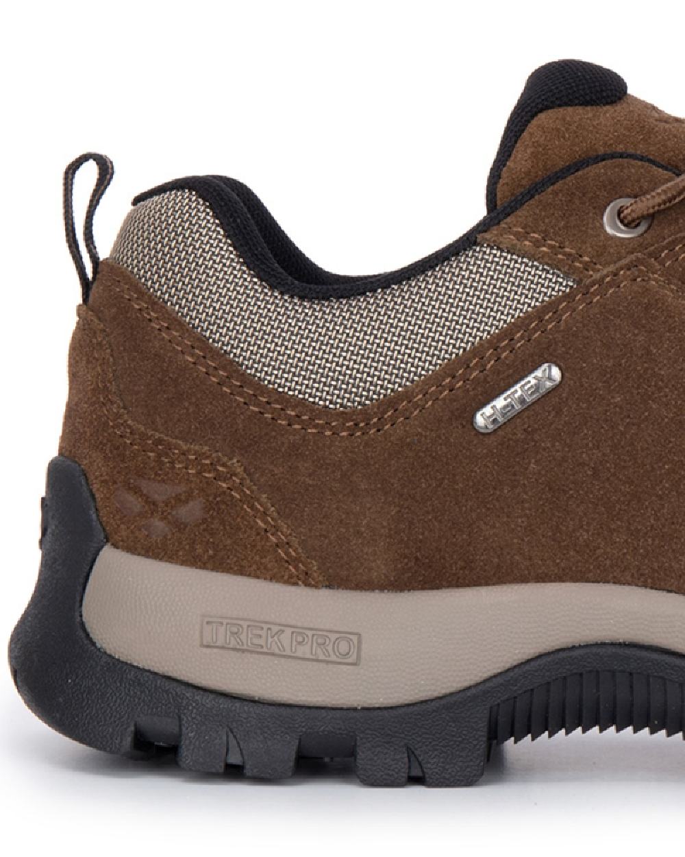 Brown coloured Hoggs of Fife Glen Lyon Waterproof Hiking Shoes on white background 