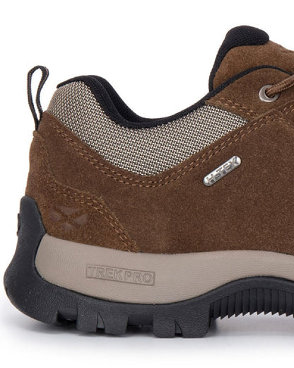 Brown coloured Hoggs of Fife Glen Lyon Waterproof Hiking Shoes on white background 
