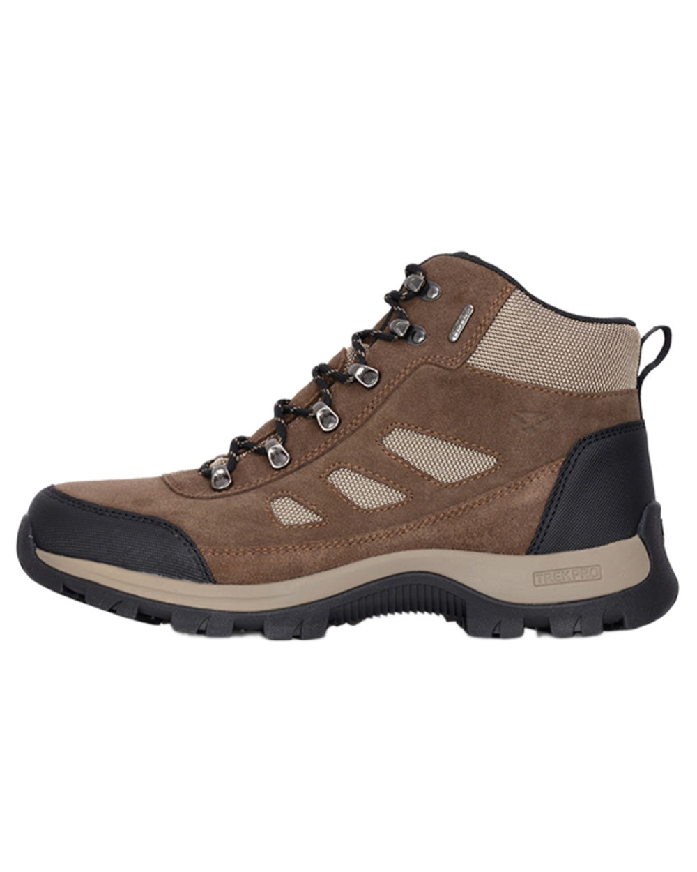 Brown coloured Hoggs of Fife Glen Nevis Waterproof Hiking Boots on white background 