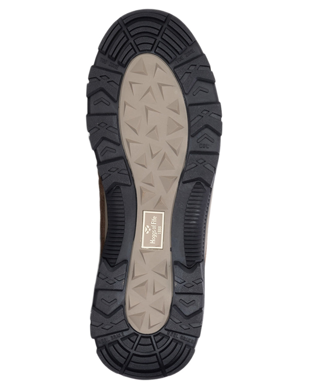 Brown coloured Hoggs of Fife Glen Nevis Waterproof Hiking Boots on white background 