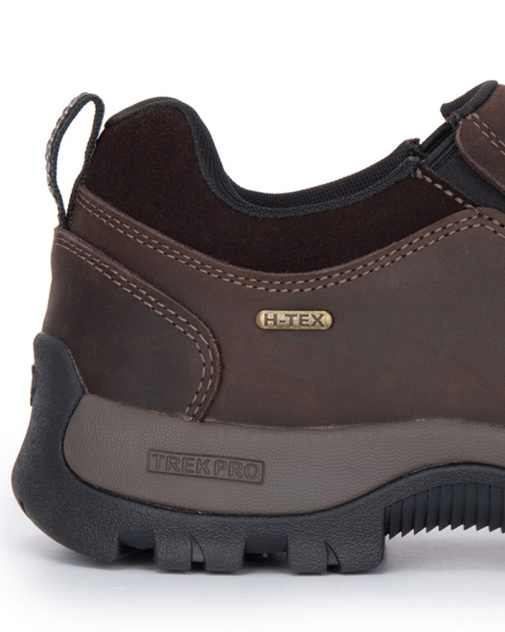Brown coloured Hoggs of Fife Glenshee Waterproof Slip On Shoes on white background 