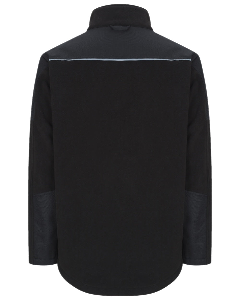 Black Coloured Hoggs of Fife Granite Bonded Fleece Jacket on white background 