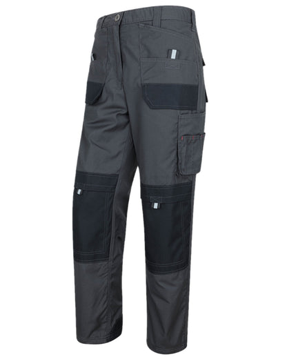 Charcoal Black Coloured Hoggs of Fife Granite II Utility Thermal Trousers on white background 