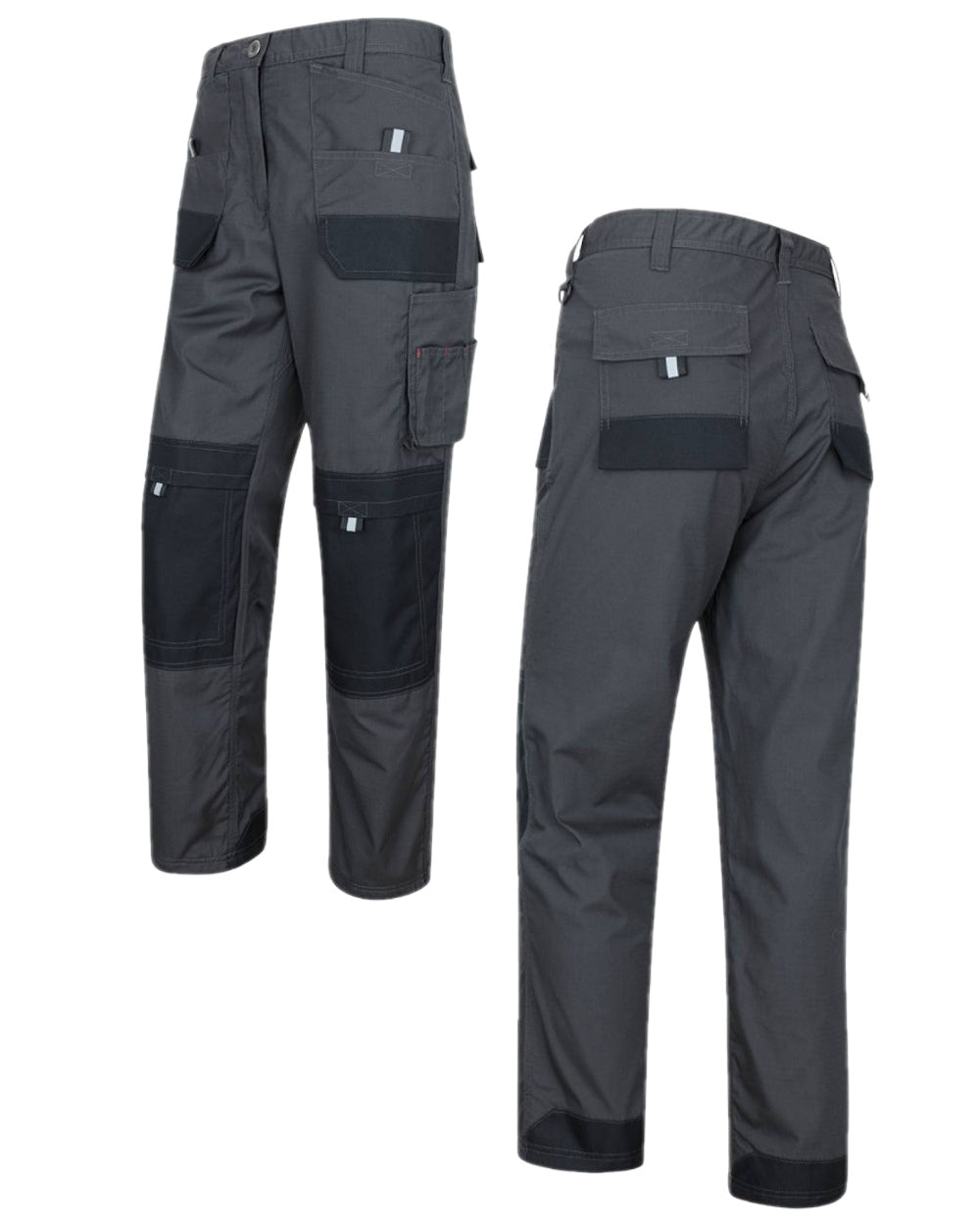 Charcoal Black Coloured Hoggs of Fife Granite II Utility Thermal Trousers on white background 