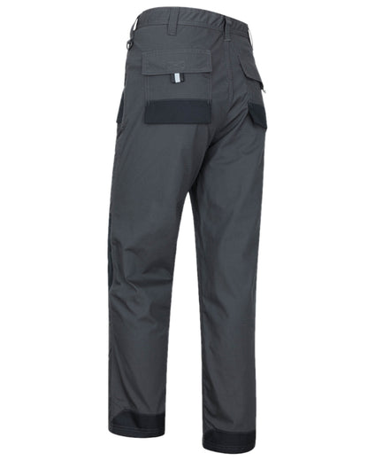 Charcoal Black Coloured Hoggs of Fife Granite II Utility Unlined Trousers on white background 