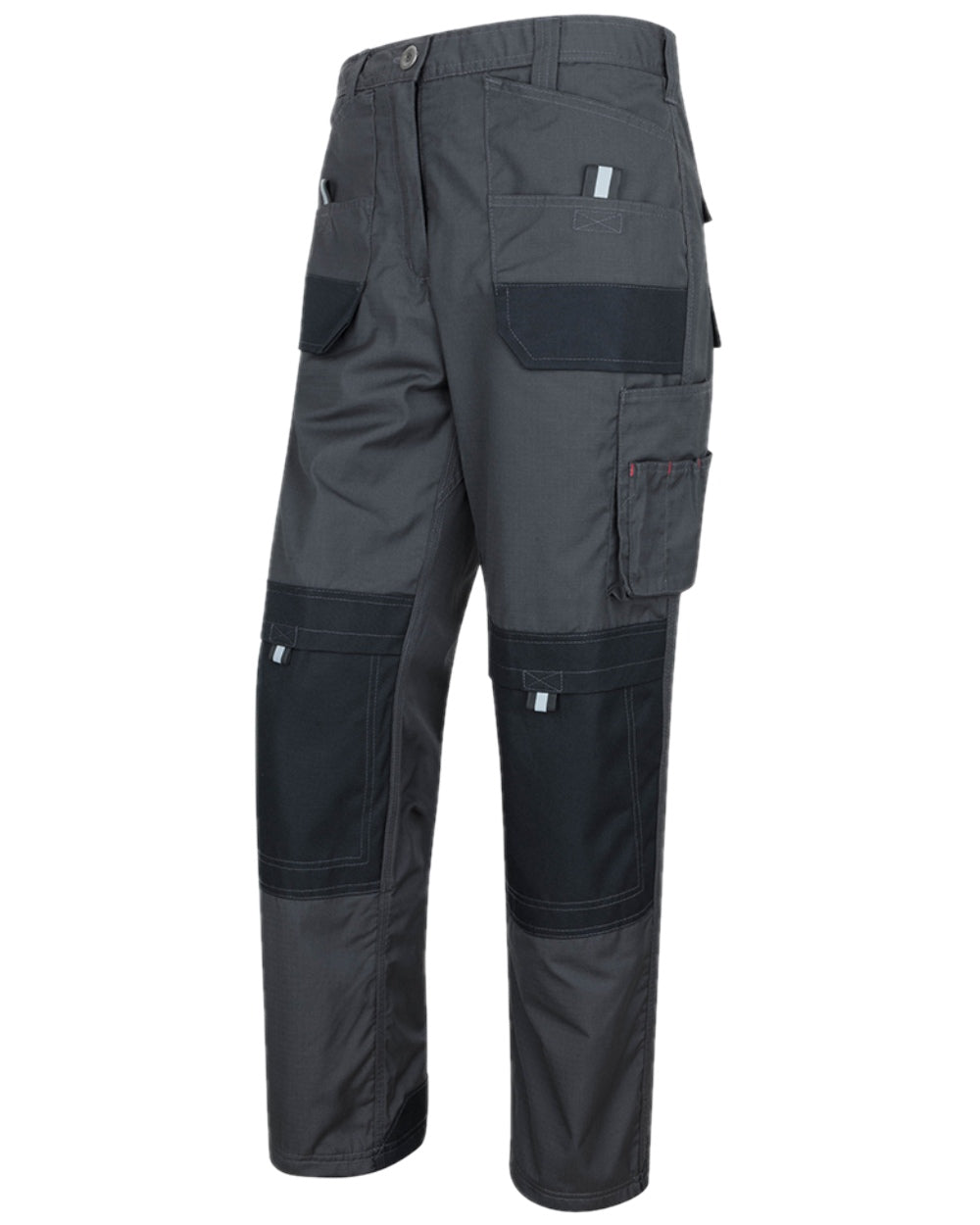 Charcoal Black Coloured Hoggs of Fife Granite II Utility Unlined Trousers on white background 