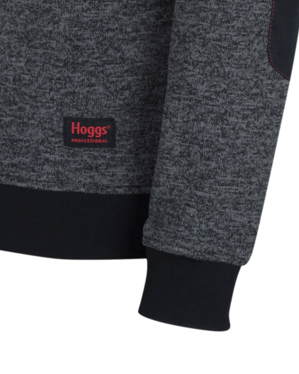 Charcoal Coloured Hoggs of Fife Granite Sweatshirt on white background 