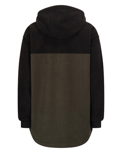 Green Coloured Hoggs of Fife Green King II Stormproof Bonded Hoodie on white background 