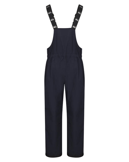 Navy Coloured Hoggs of Fife Green King II Waterproof Bib &amp; Brace on white background 