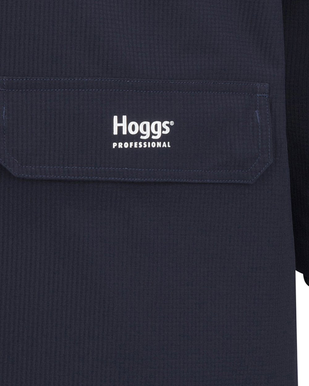 Navy Coloured Hoggs of Fife Green King II Waterproof Jacket on white background 