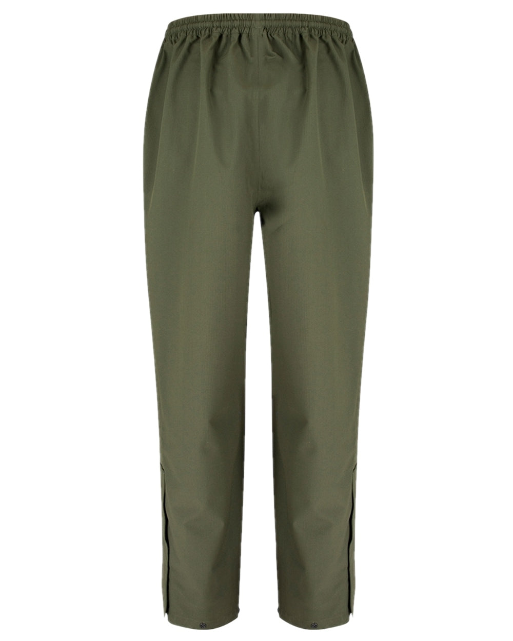 Green Coloured Hoggs of Fife Green King II Waterproof Trousers on white background 