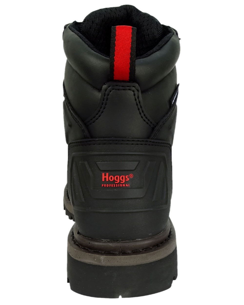 Black Coloured Hoggs of Fife Hercules Waterproof Safety Boots on white background 