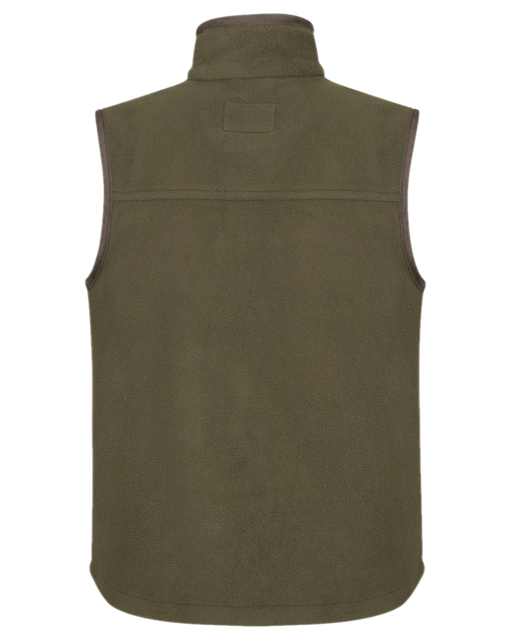 Green Coloured Hoggs of Fife Junior Woodhall Fleece Gilet on white background 