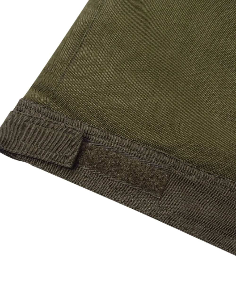 Olive Green Coloured Hoggs of Fife Kincraig Waterproof Field Trousers on white background 