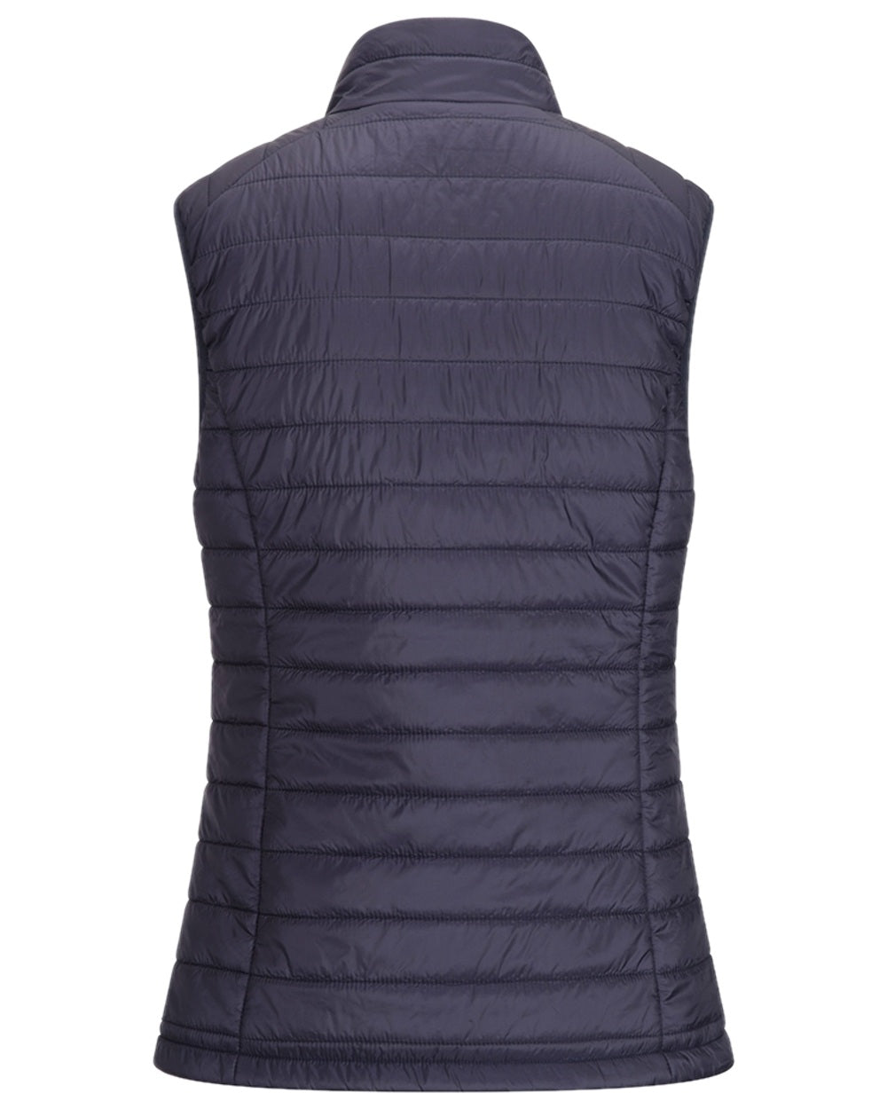 Navy Merlot Coloured Hoggs of Fife Kingston Ladies Rip-Stop Gilet on white background 