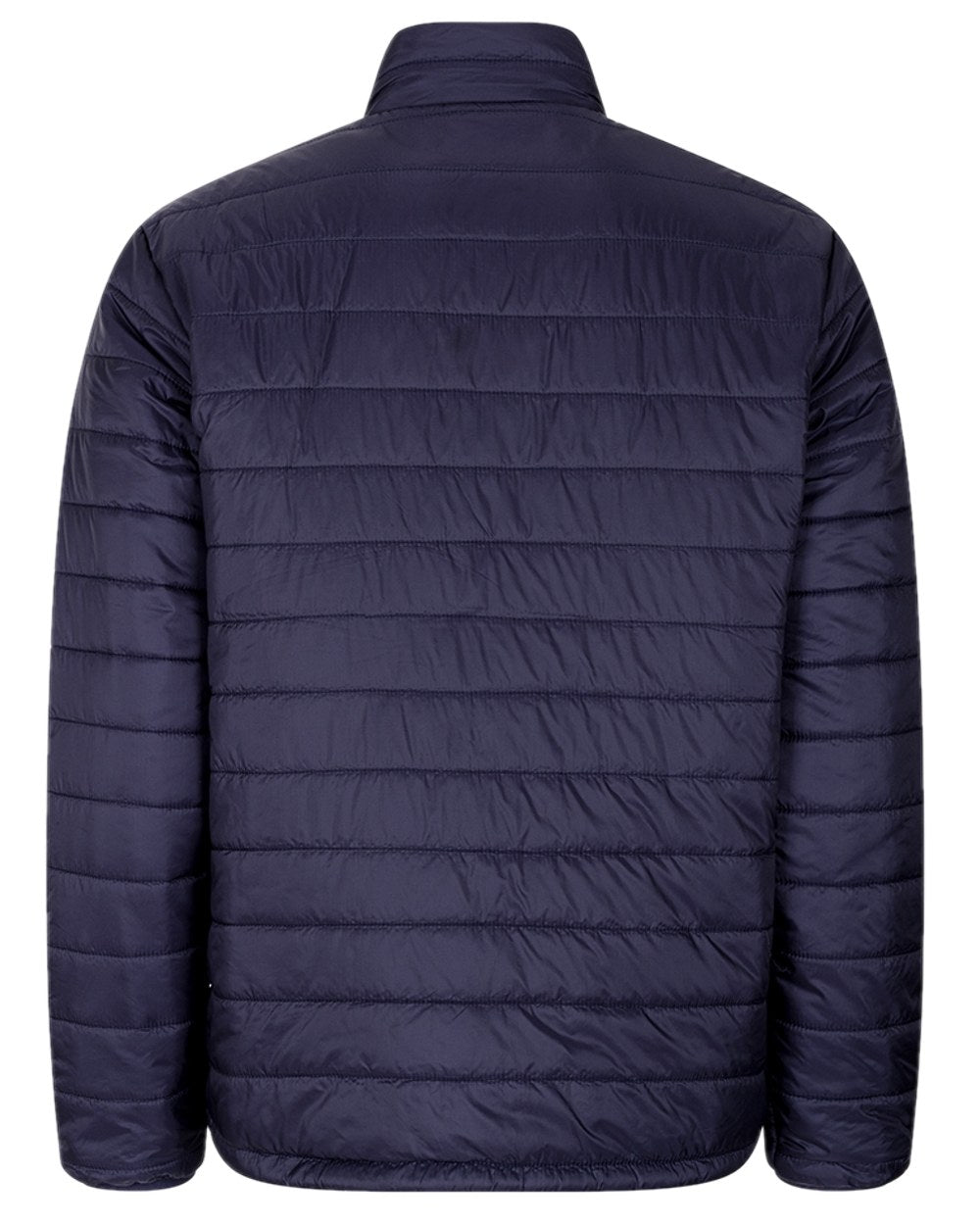 Navy Merlot Coloured Hoggs of Fife Kingston Lightweight Quilted Jacket on white background 