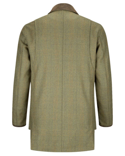 Autumn Bracken Coloured Hoggs of Fife Kinloch Technical Tweed Field Coat on white background 