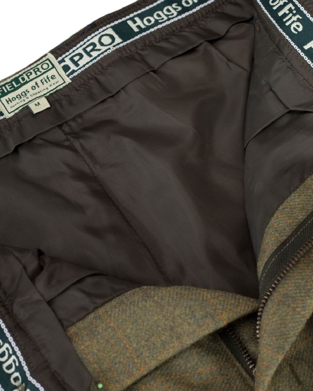 Autumn Bracken Coloured Hoggs of Fife Kinloch Tweed Breeks on white background 