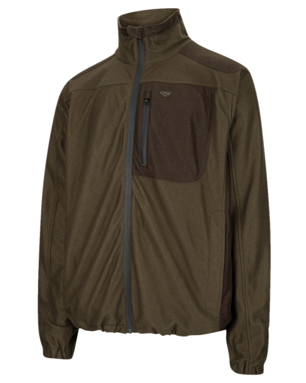 Green Brown Coloured Hoggs of Fife Kinross II Waterproof Field Jacket on white background 