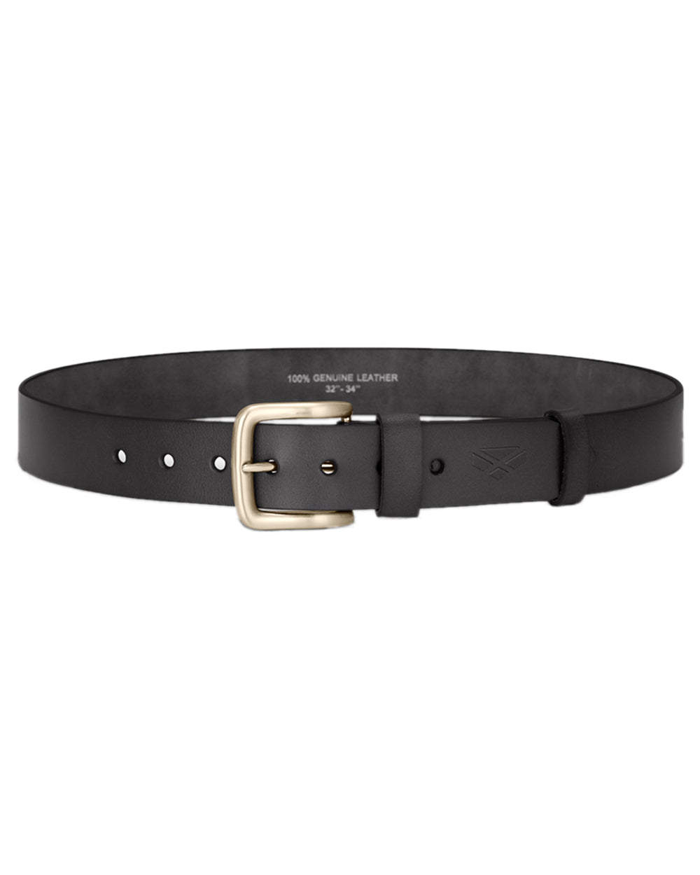 Black Coloured Hoggs of Fife Luxury Leather Belts on white background 