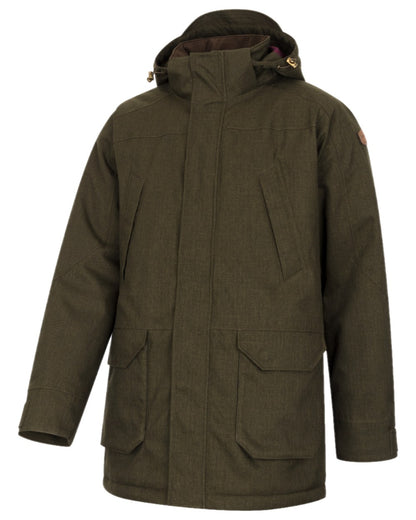 Forest Green Coloured Hoggs of Fife Mens Argyll II Jacket on white background 