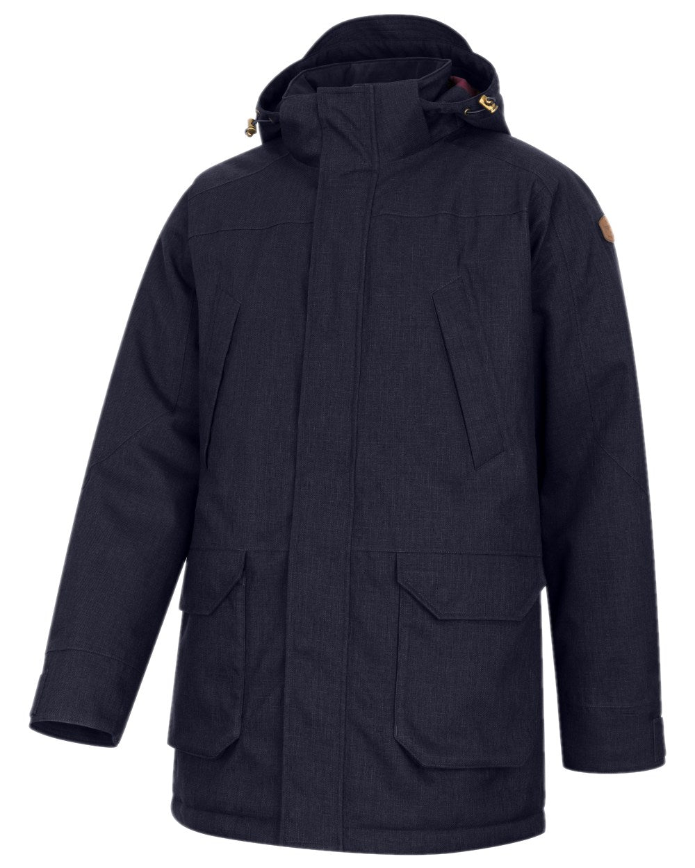 Marine Navy Coloured Hoggs of Fife Mens Argyll II Jacket on white background 