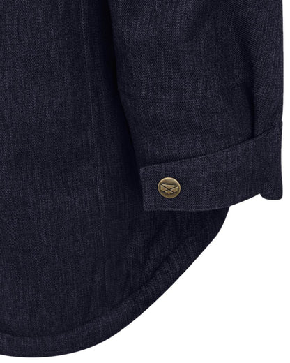 Marine Navy Coloured Hoggs of Fife Mens Argyll II Jacket on white background 