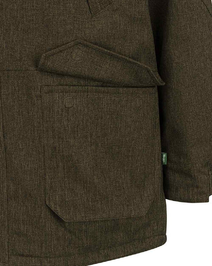 Forest Green coloured Hoggs of Fife Mens Argyll II Jacket on white background 