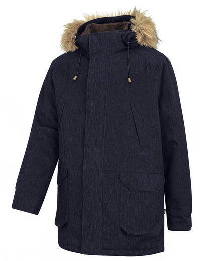 Marine Navy coloured Hoggs of Fife Mens Argyll II Jacket on white background 