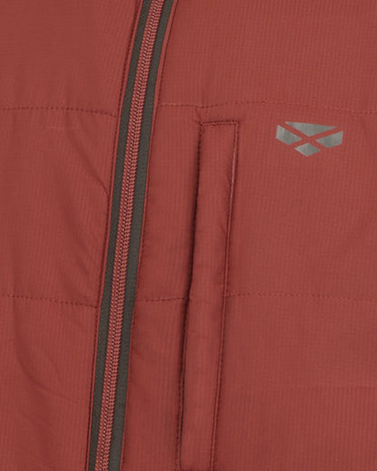 Olive coloured Hoggs of Fife Mens Aviemore Reversible Insulated Jacket on white background 