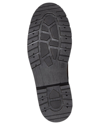 Dark Brown coloured Hoggs of Fife Mens Dunblane Waterproof Dealer Boots on white background 