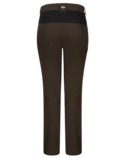 Green Black coloured Hoggs of Fife Mens Green King Active Utility Trousers on white background 