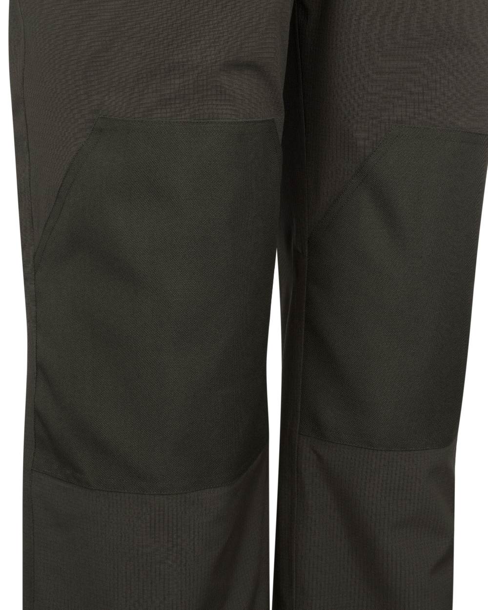 Green coloured Hoggs of Fife Mens Green King II Thermal Bib &amp; Braces on white background 