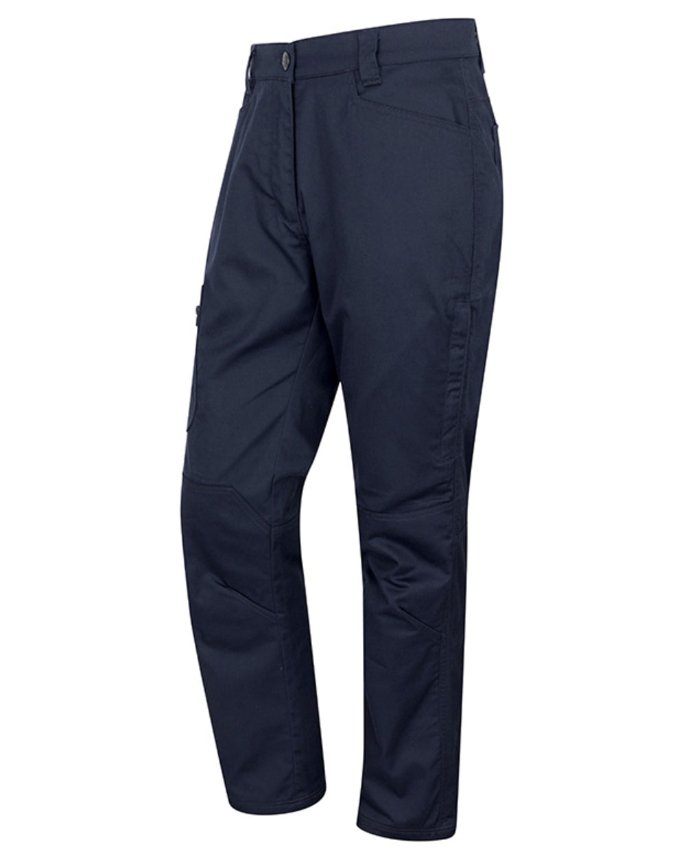 Navy coloured Hoggs of Fife Mens Green King Unlined Utility Trousers on white background 