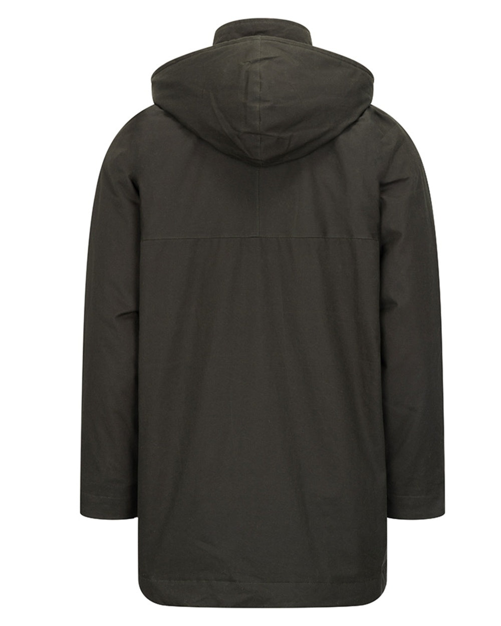 Forest Green Coloured Hoggs of Fife Mens Kelso Waterproof Wax Jacket on white background 