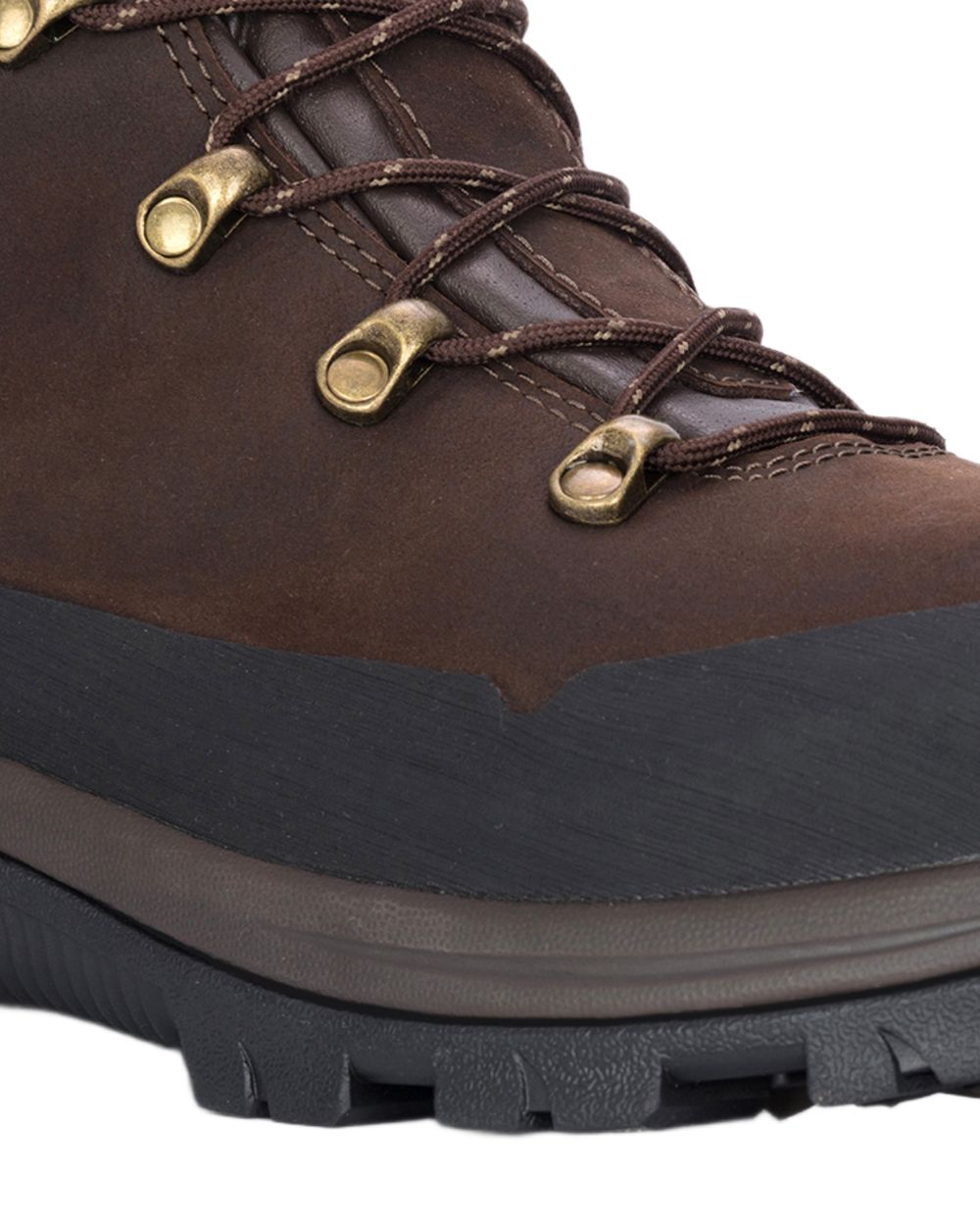 Brown Coloured Hoggs of Fife Mens Orchy 8" Waterproof Field Boots on white background 