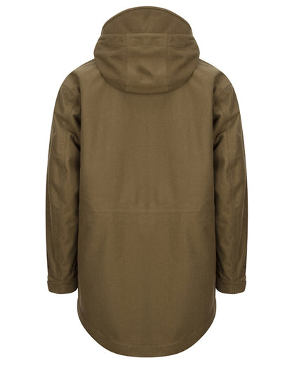 Olive coloured Hoggs of Fife Mens Torness Trilaminate 3-In-1 Jacket on white background 
