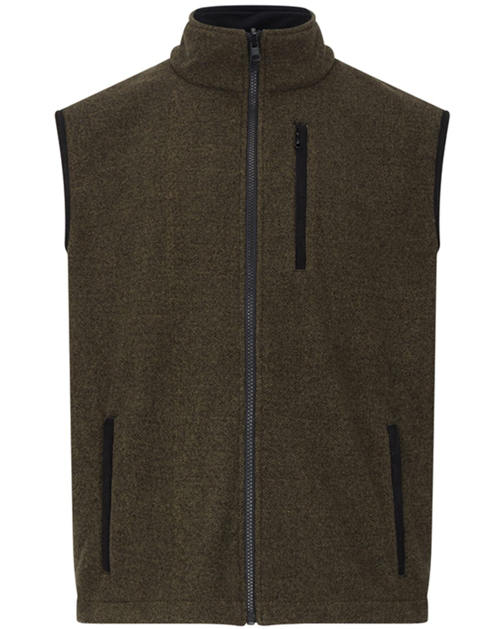 Olive coloured Hoggs of Fife Mens Torness Trilaminate 3-In-1 Jacket on white background 