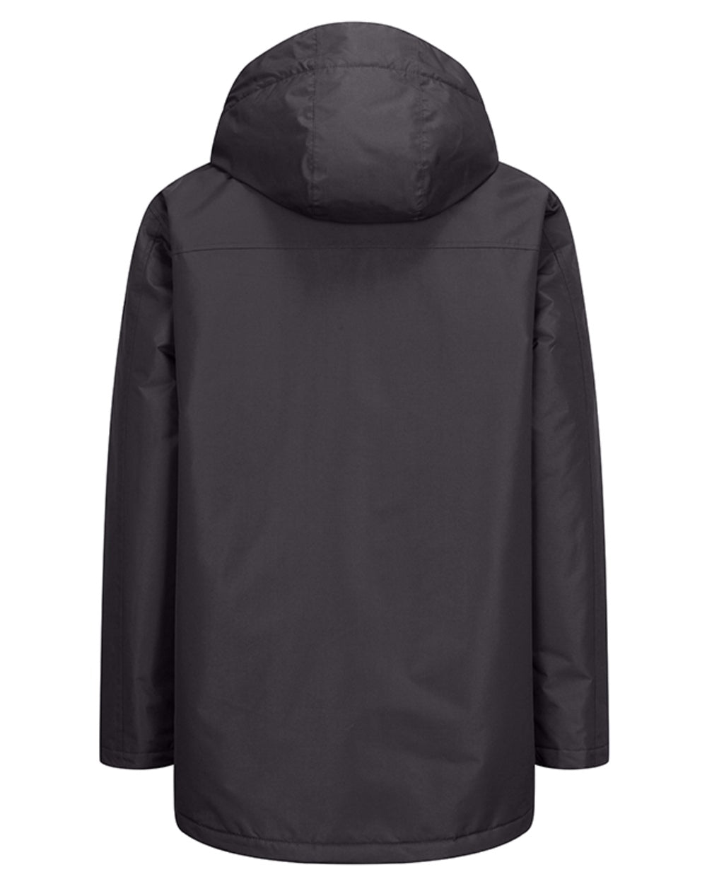 Charcoal Coloured Hoggs of Fife Mens Walker Long Coat Shirt on white background 