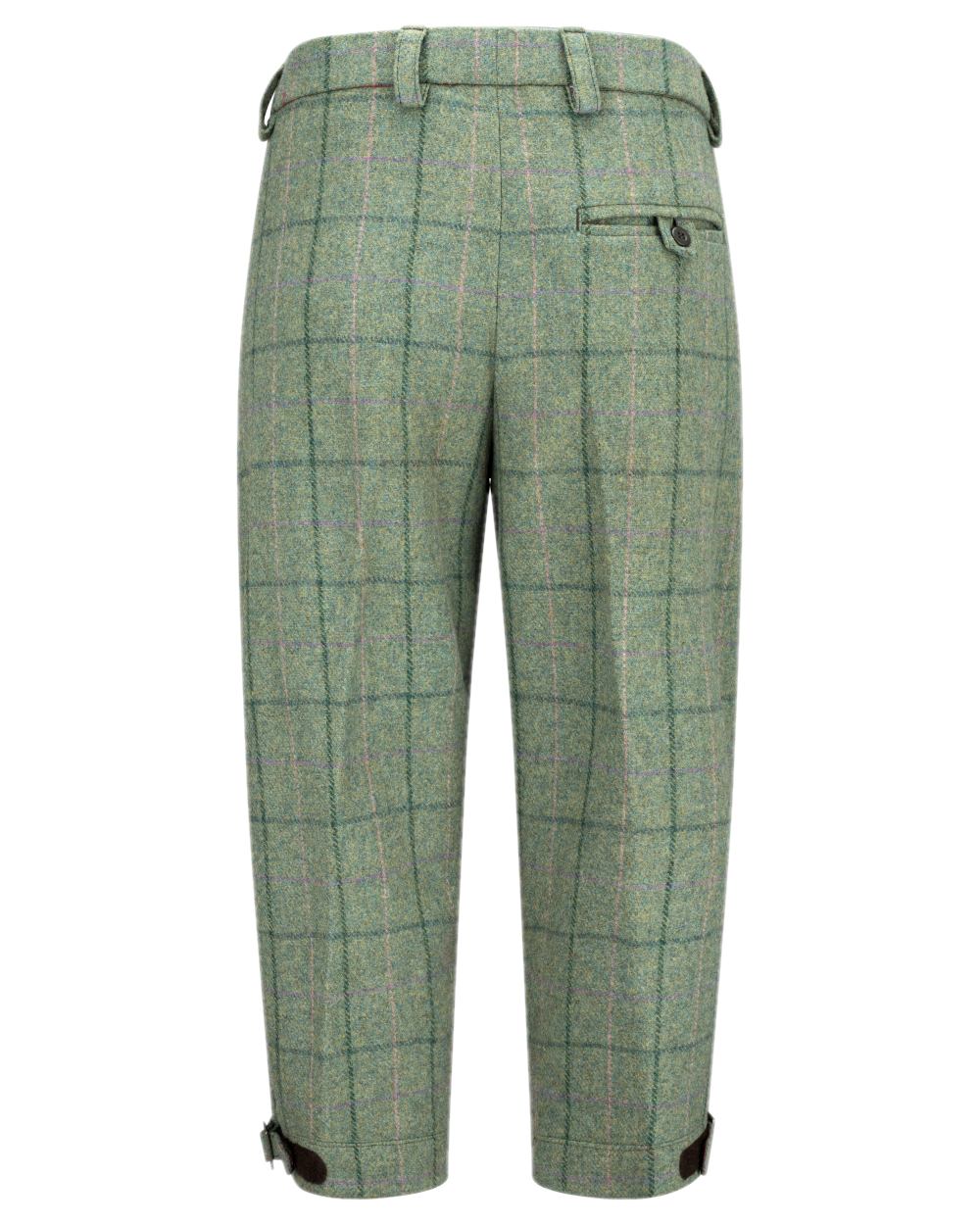 Spring Bracken Coloured Hoggs of Fife Roslin Ladies Technical Tweed Breeks on white background 