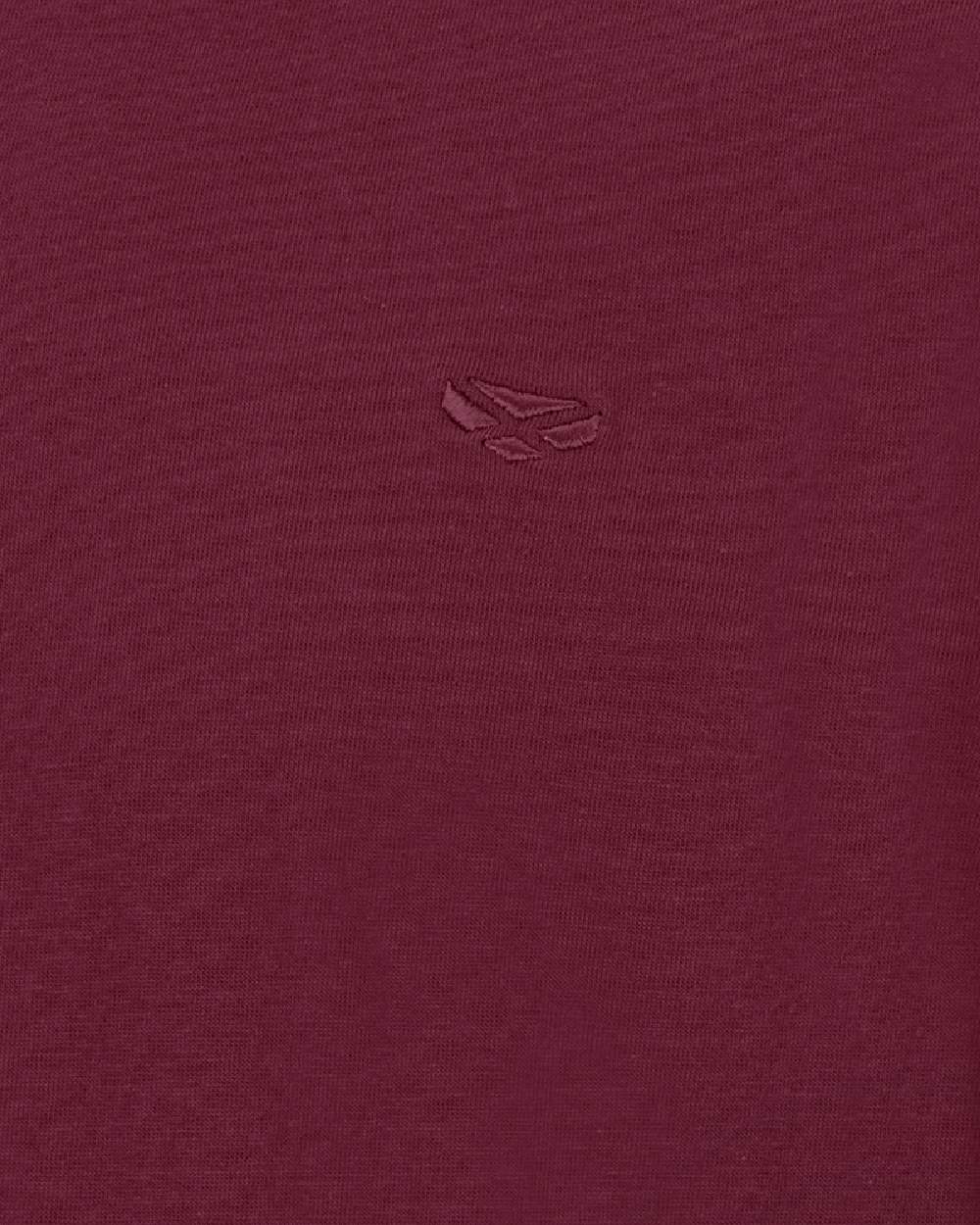 Midnight Merlot Coloured Hoggs of Fife Sandwood 2 Pack Cotton T-Shirts on white background 