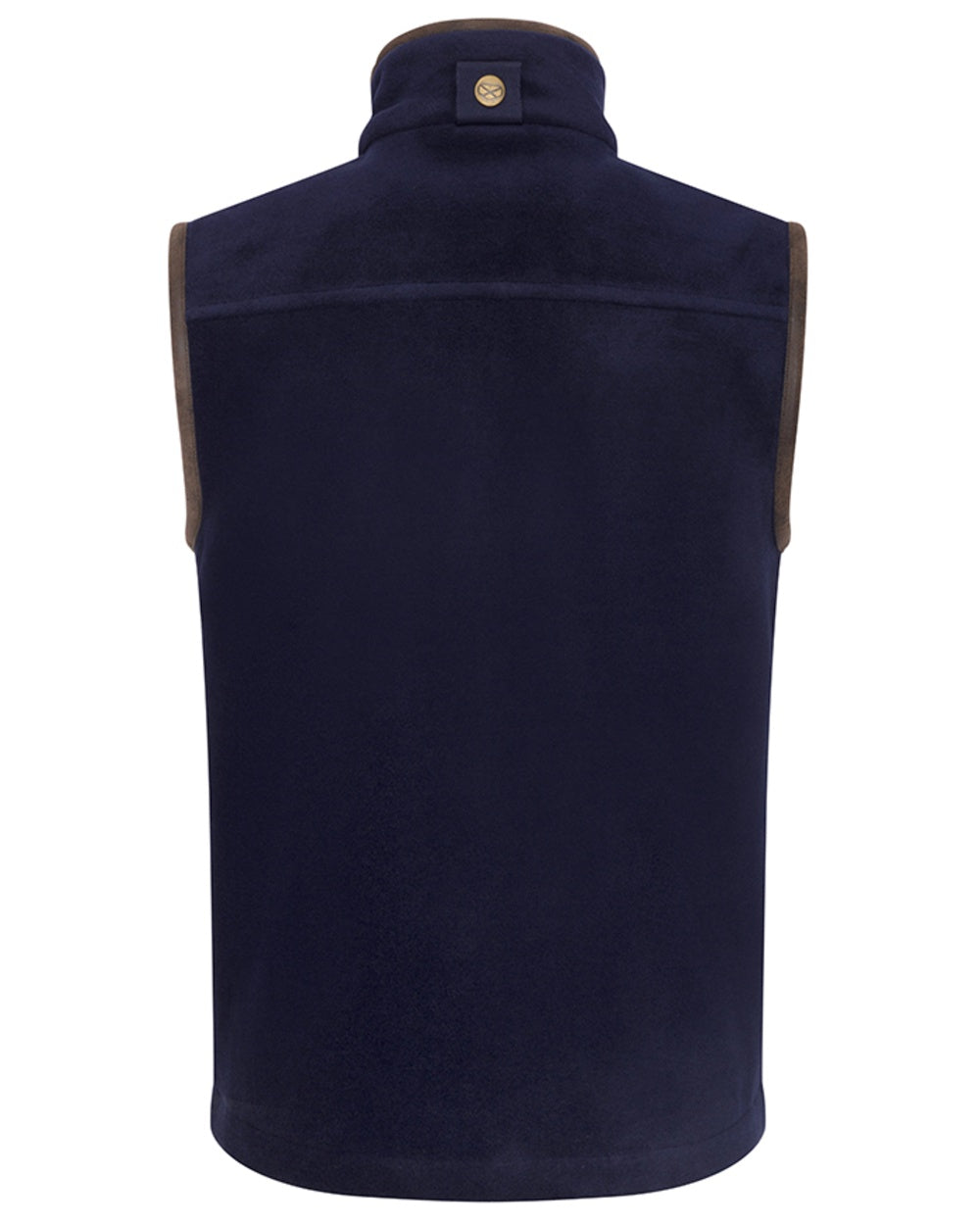 Midnight Navy coloured Hoggs of Fife Stenton Junior Technical Fleece Gilet on white background 