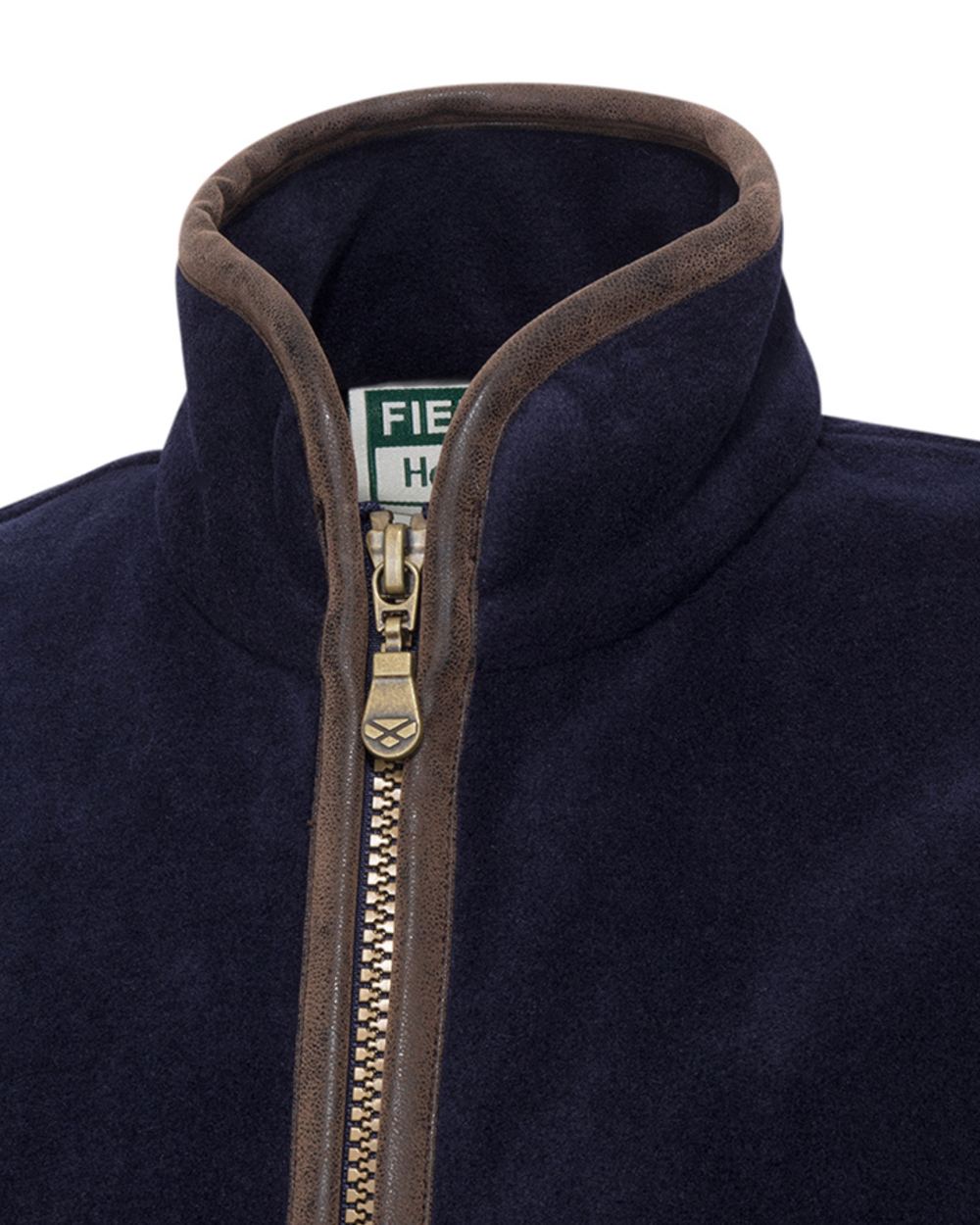 Midnight Navy coloured Hoggs of Fife Stenton Junior Technical Fleece Gilet on white background 
