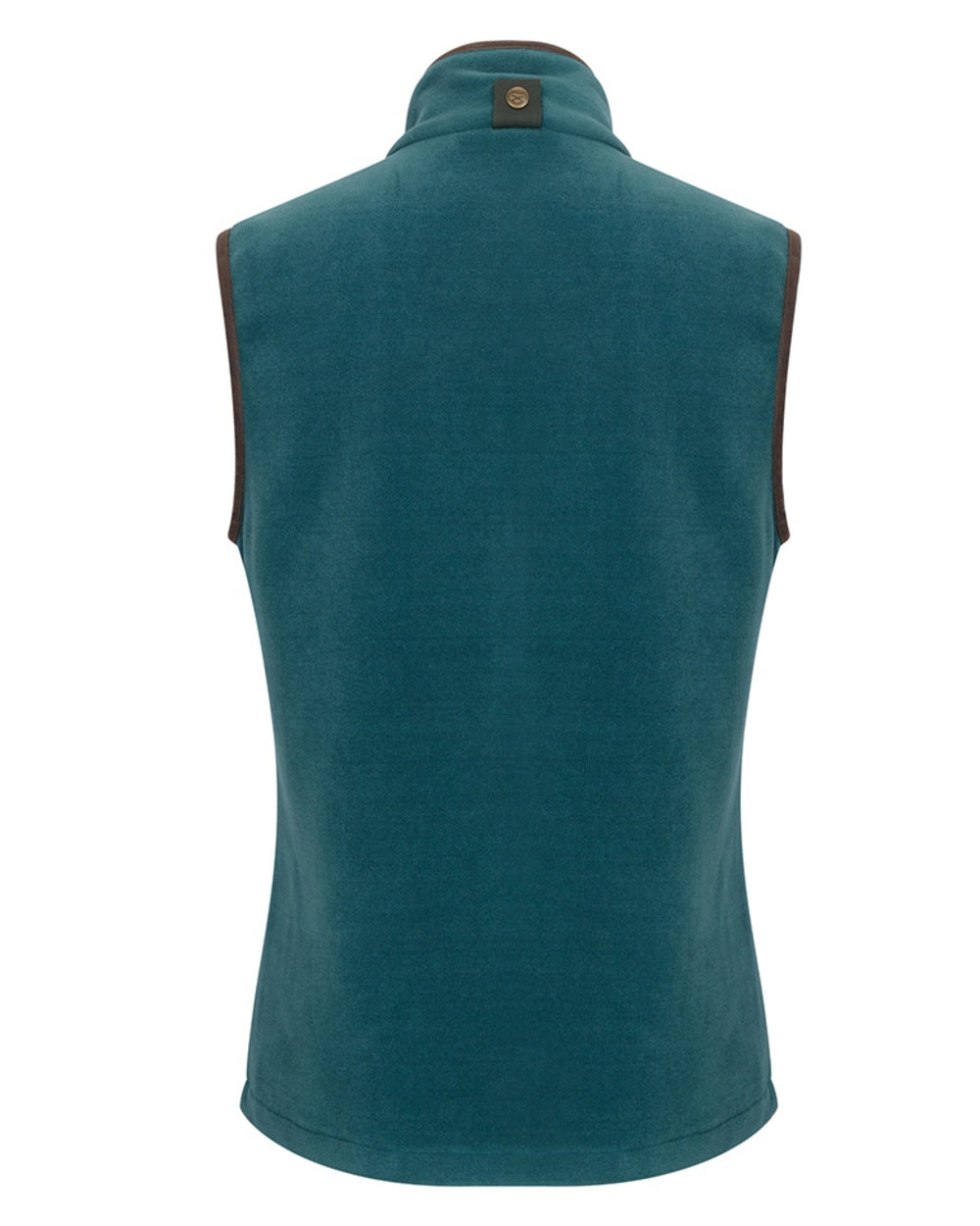 Teal Coloured Hoggs of Fife Stenton Ladies Fleece Gilet on white background 