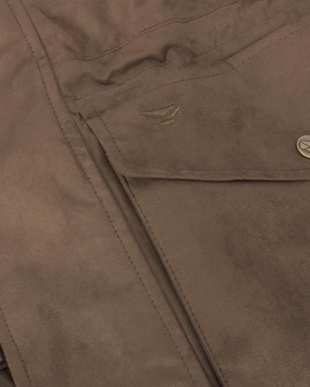 Sage Coloured Hoggs of Fife Struther Ladies Hooded Field Coat on white background 
