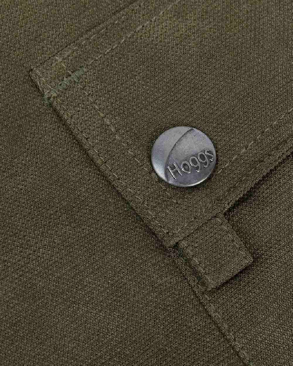 Dark Green coloured Hoggs of Fife Struther Waterproof Field Trousers on white background 